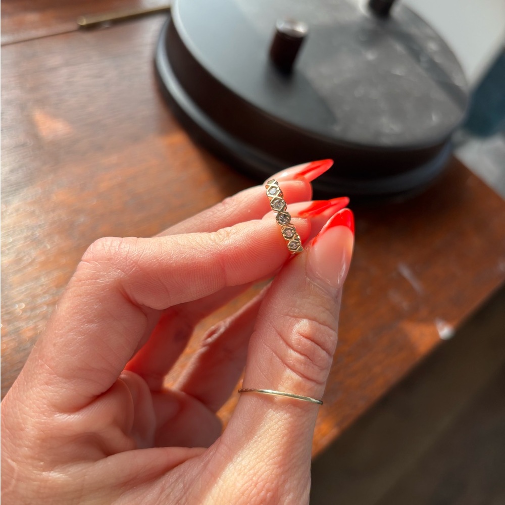 14k Gold Diamond Ring